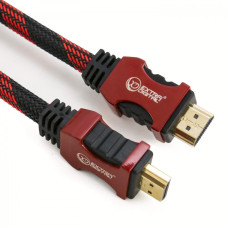  Кабель Extradigital HDMI to HDMI, 5m, v2.0, 28 AWG, Gold, Nylon, 2xFerrites